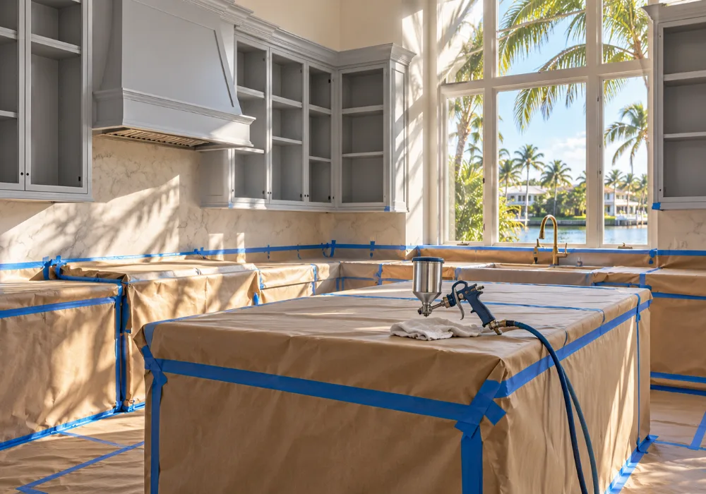 Read more about the article How Long Does It Take to Paint Kitchen Cabinets from Start to Finish in Delray Beach, FL
